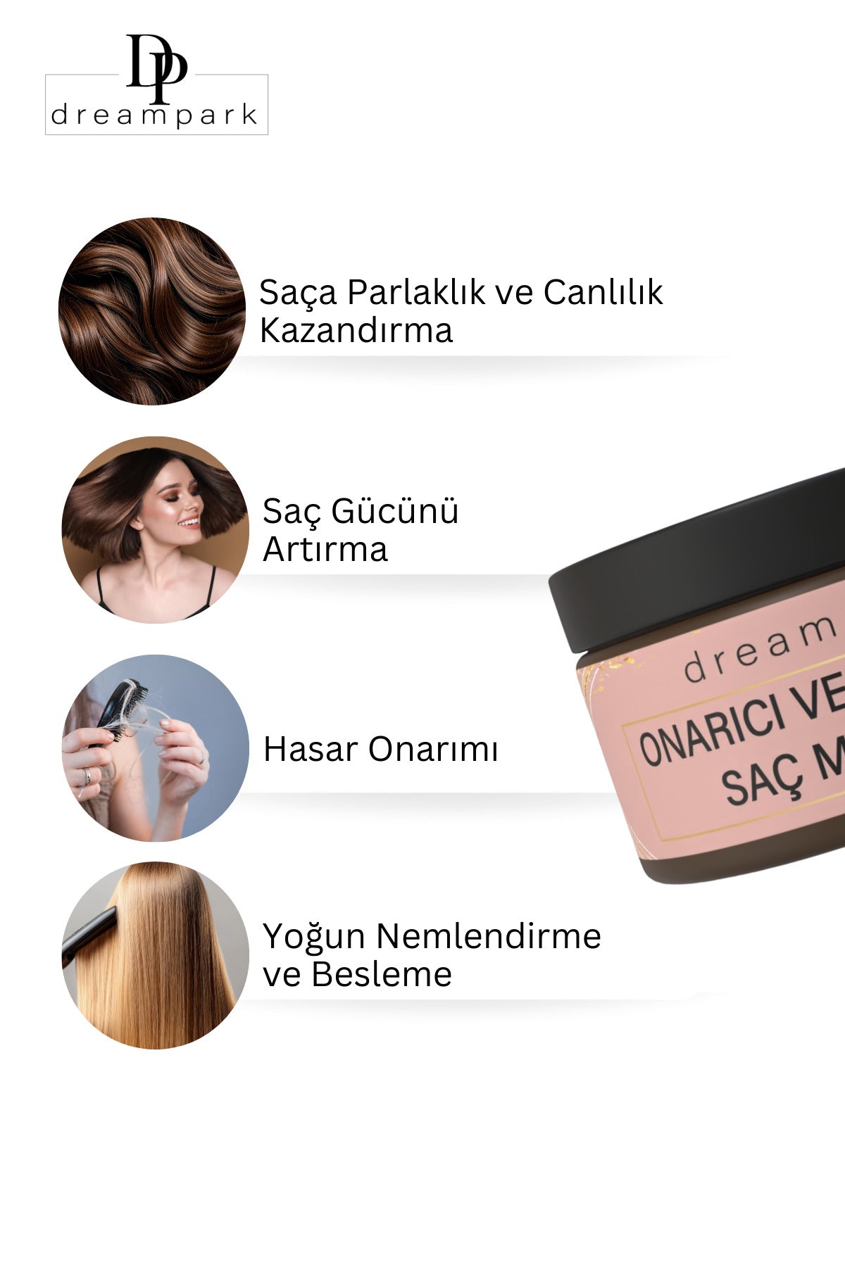 Onarıcı ve Besleyici Saç Maskesi 250 gr