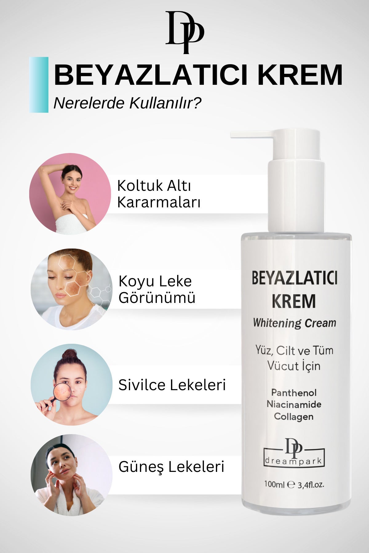 Collagen ve Niacinamide Whitening Krem 100 ml