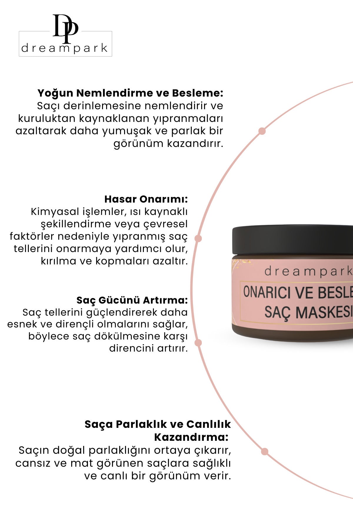 Onarıcı ve Besleyici Saç Maskesi 250 gr