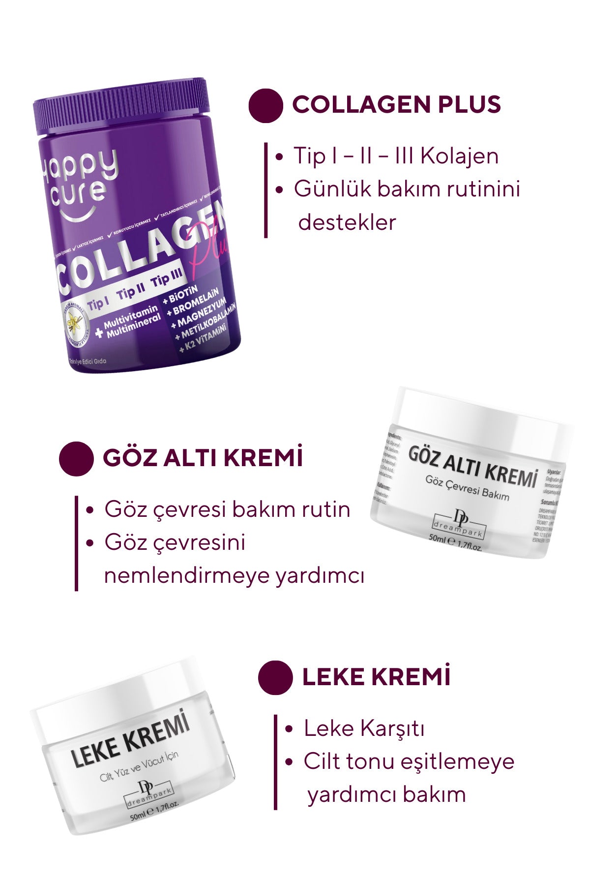 Kolajen Destekli Cilt Bakım Seti