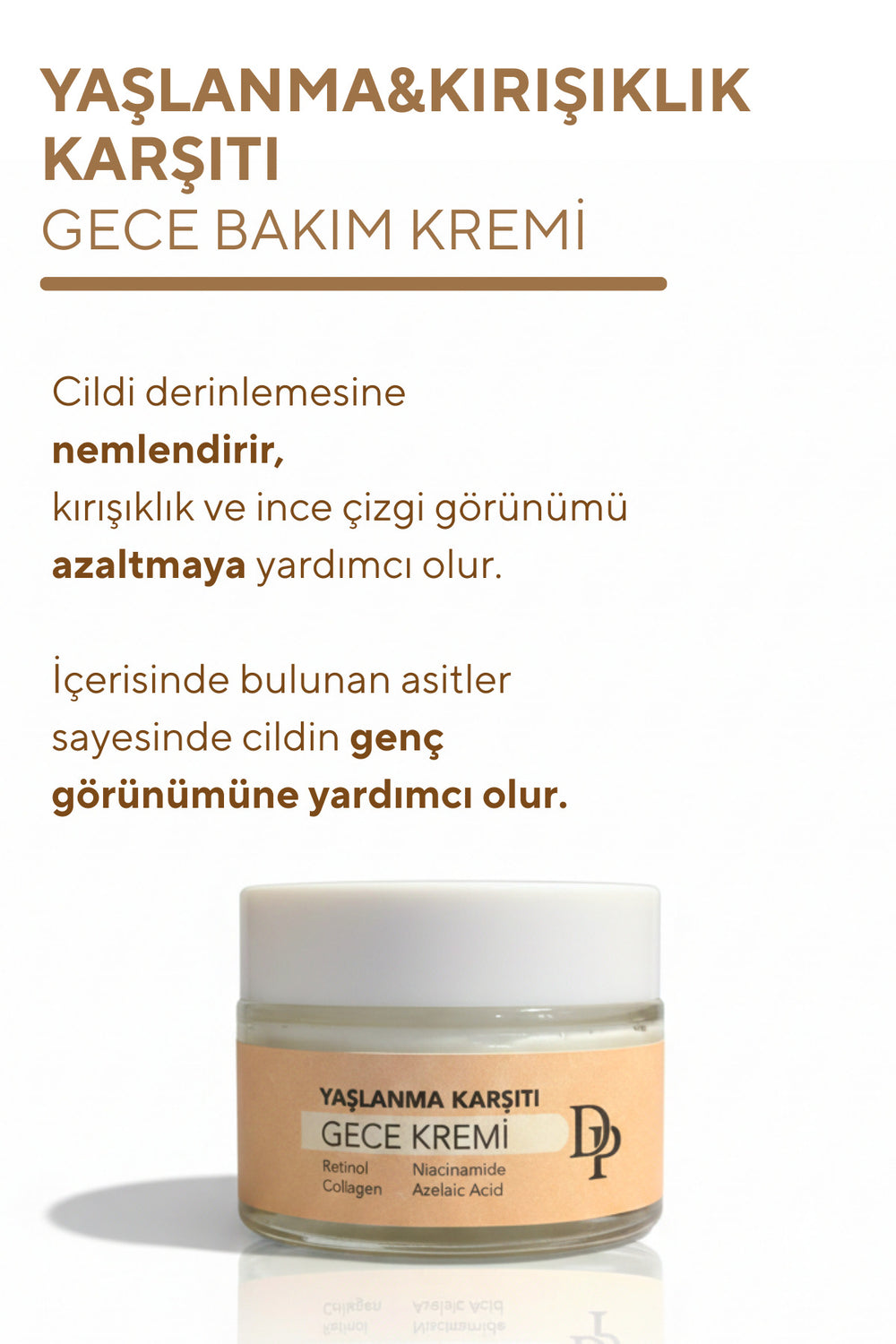 Retinol Kolajen Gece Bakım Kremi 50 ml