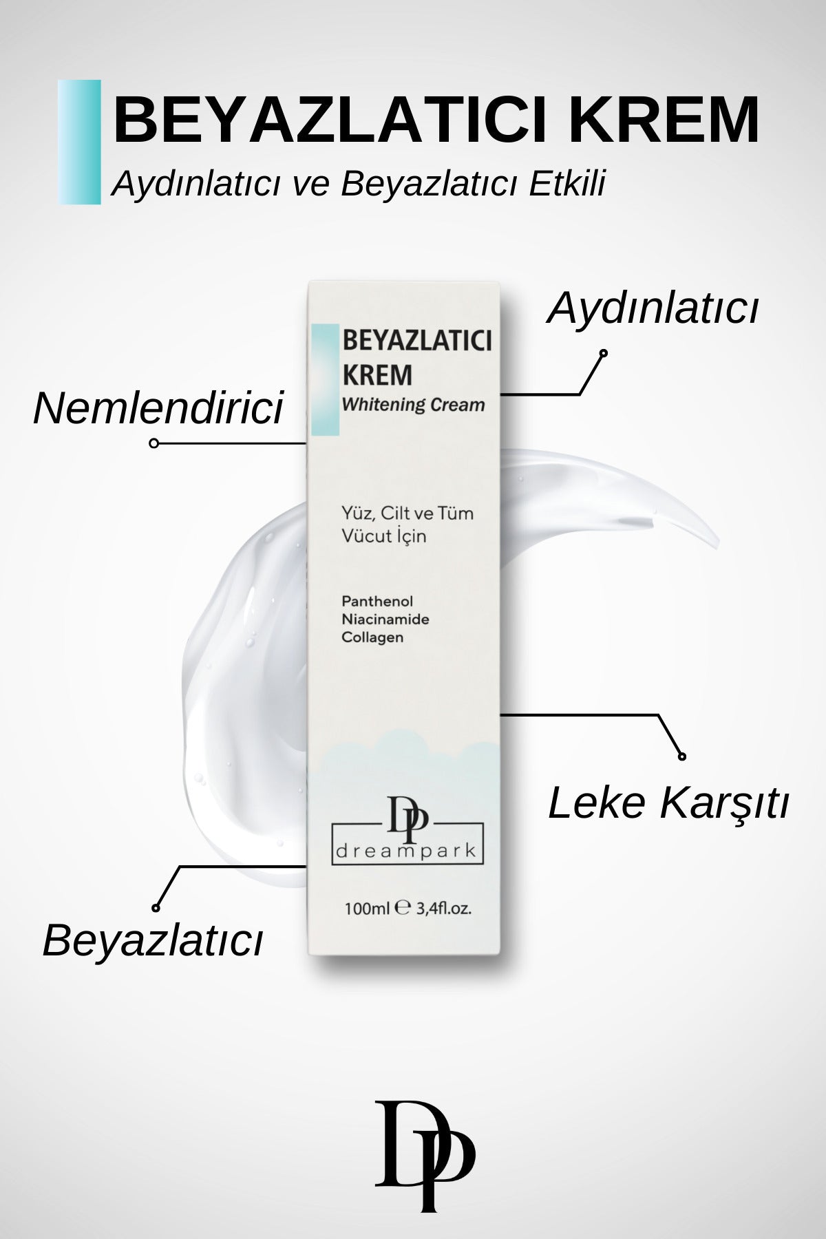 Collagen ve Niacinamide Whitening Krem 100 ml