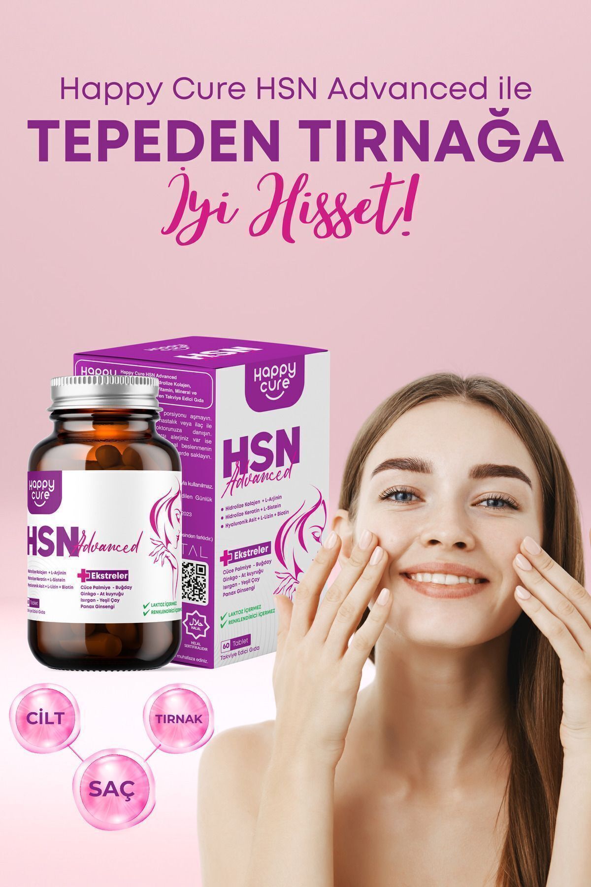 Happy Cure HSN Advanced 60 Tablet