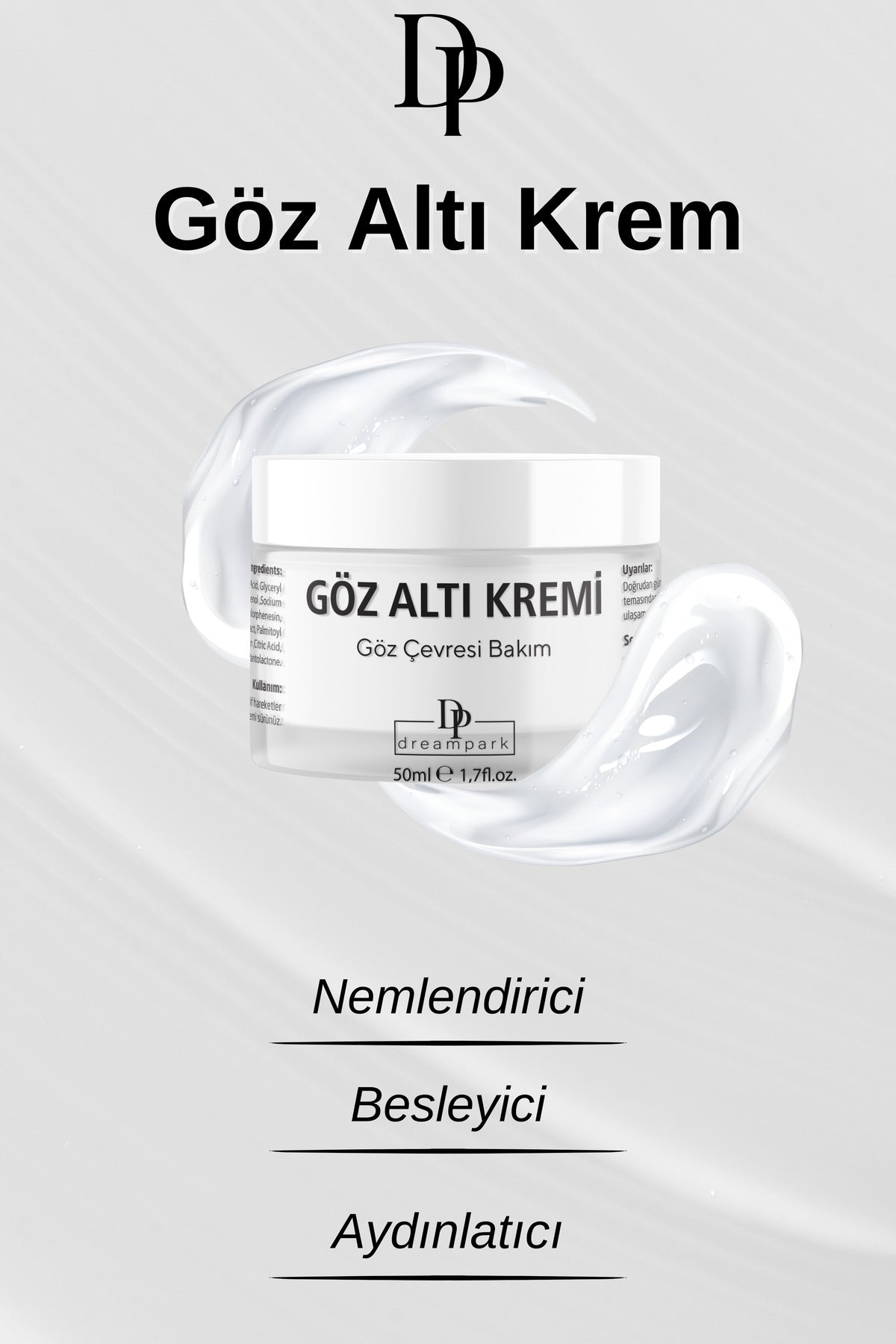 Kafein Destekli Göz Altı Bakım Kremi 50 ml