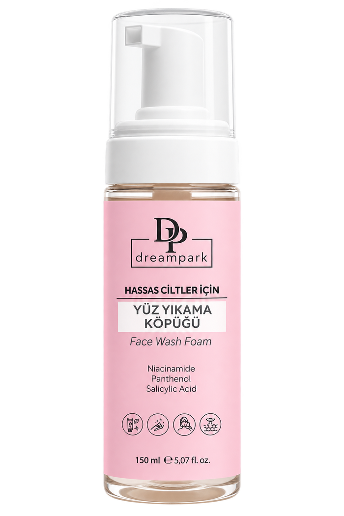Hassas Ciltler İçin Gözenek Temizleme, Arındırıcı, Temizleyici, Yüz Yıkama Köpüğü 150 ml