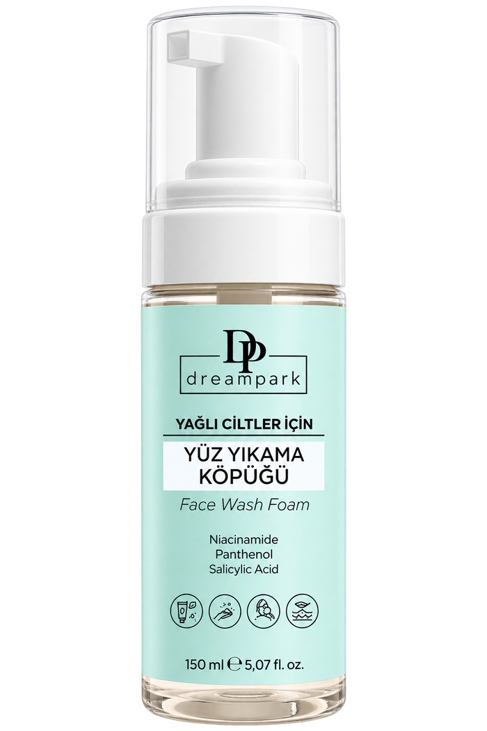 Yağlı Ciltler İçin, Arındırıcı, Temizleyici, Gözenek Karşıtı, Yüz Yıkama Köpüğü 150 ml