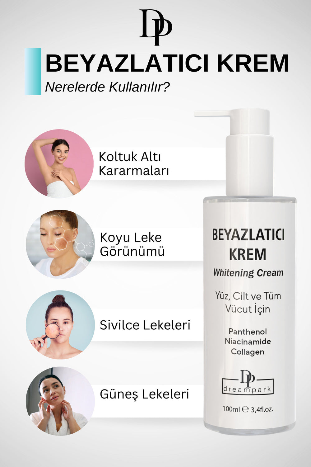 Collagen ve Niacinamide Whitening Krem 100 ml