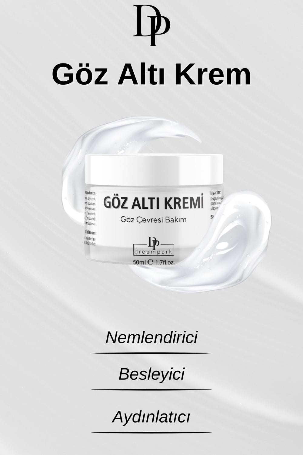 Kafein Destekli Göz Altı Bakım Kremi ikili paket