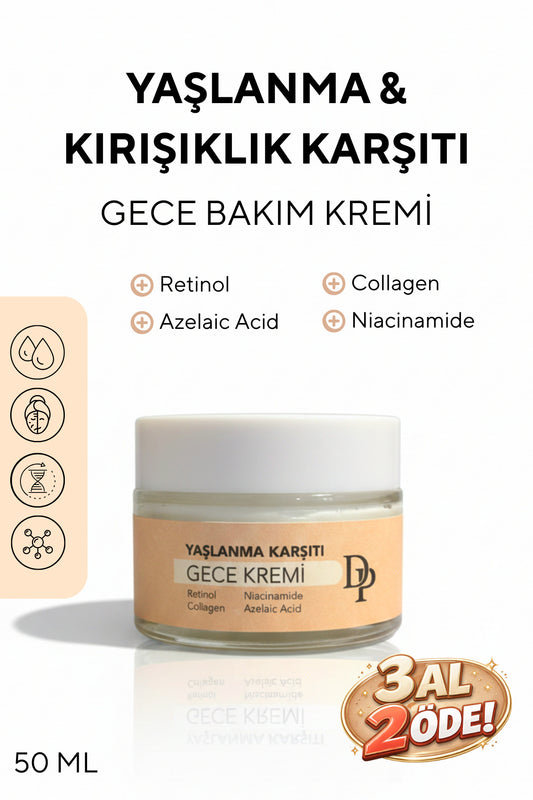 Retinol Kolajen Gece Bakım Kremi 50 ml