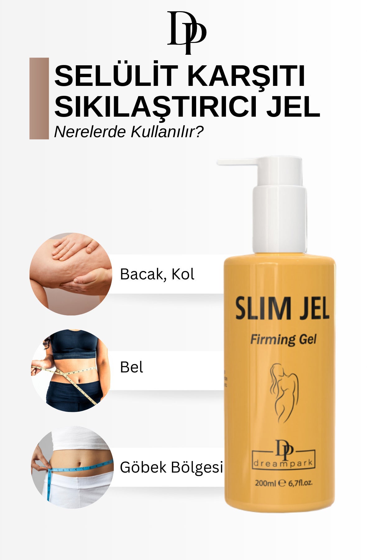 Sıkılaştırıcı Selülit Jeli ikili paket