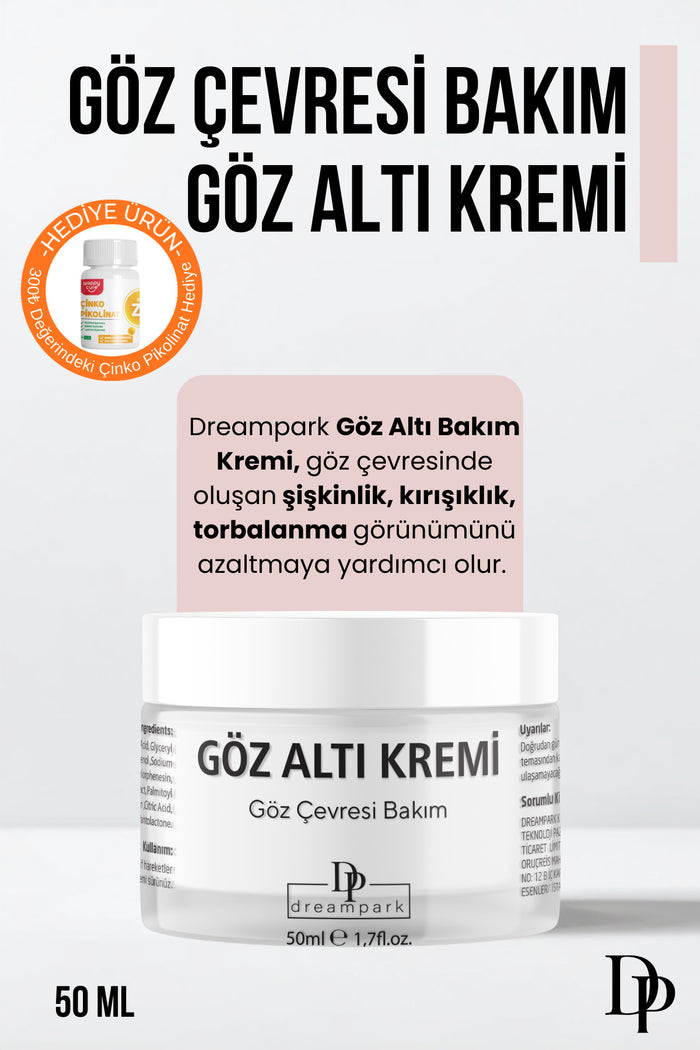 Kafein Destekli Göz Altı Bakım Kremi 50 ml
