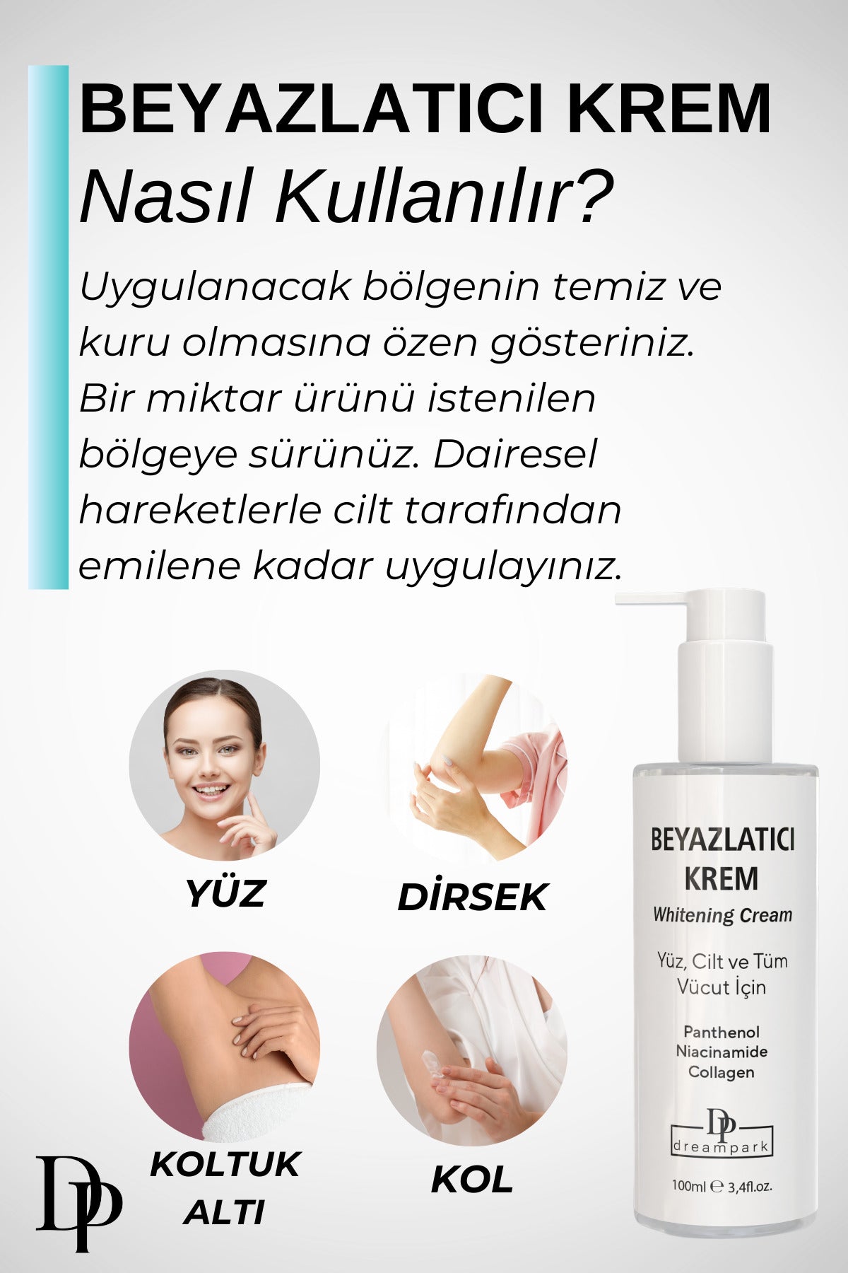 Collagen ve Niacinamide Whitening Krem ikili paket