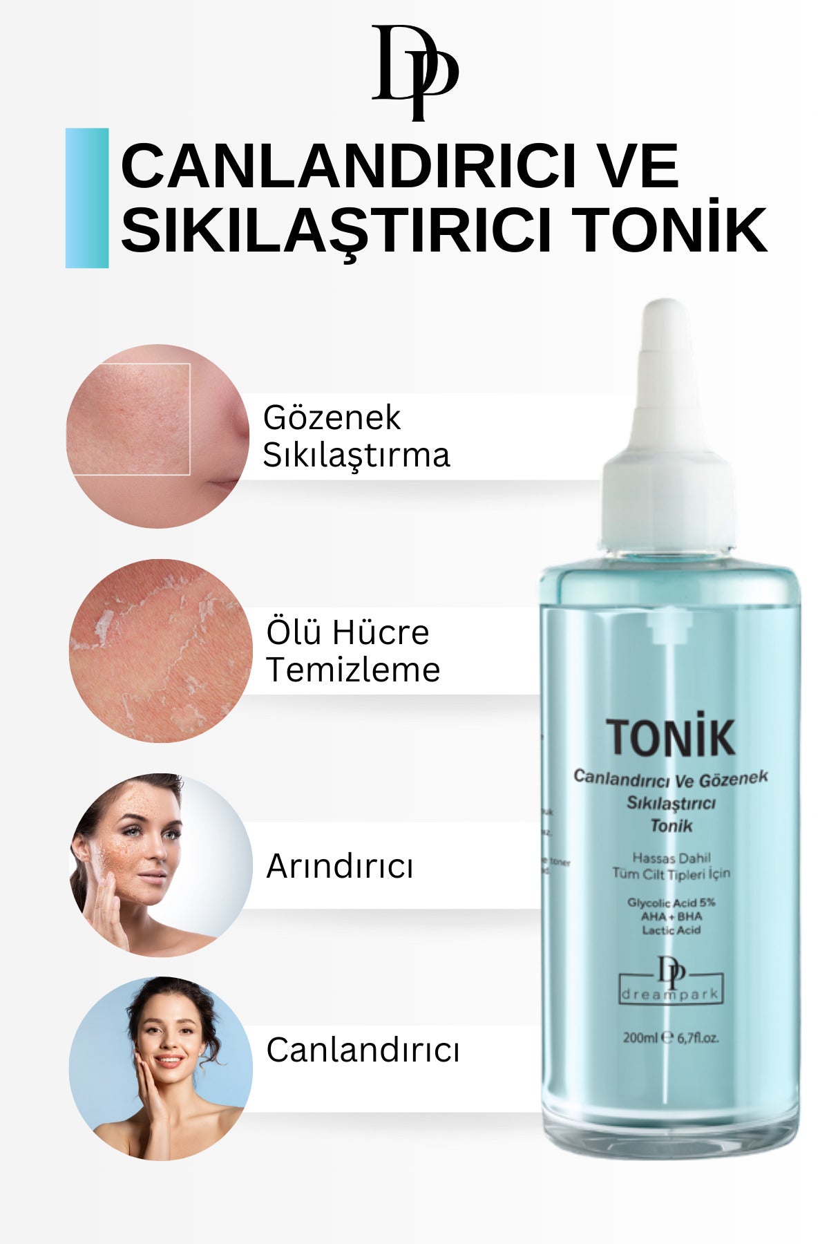 Glikolik Asit Tonik ikili paket