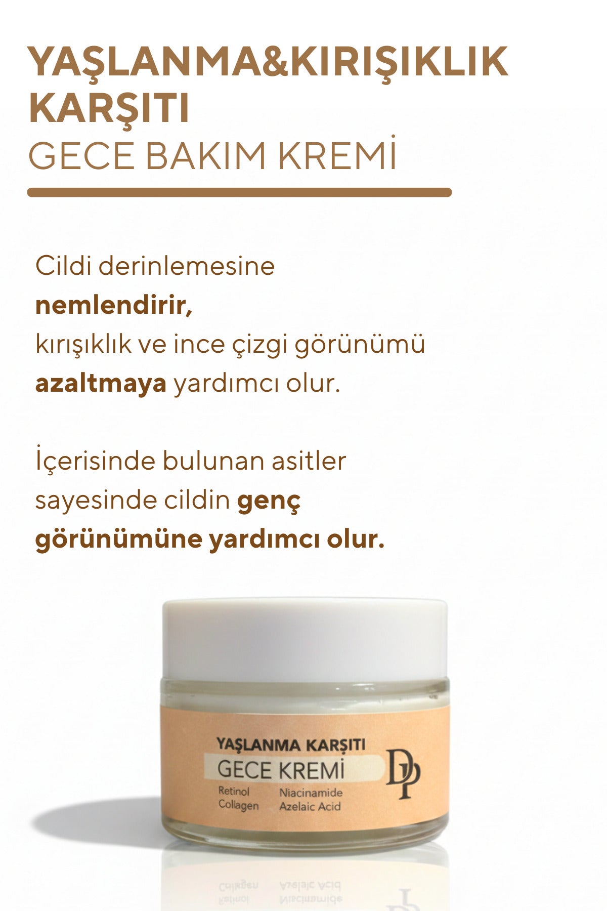 Retinol Kolajen Gece Bakım Kremi 50 ml