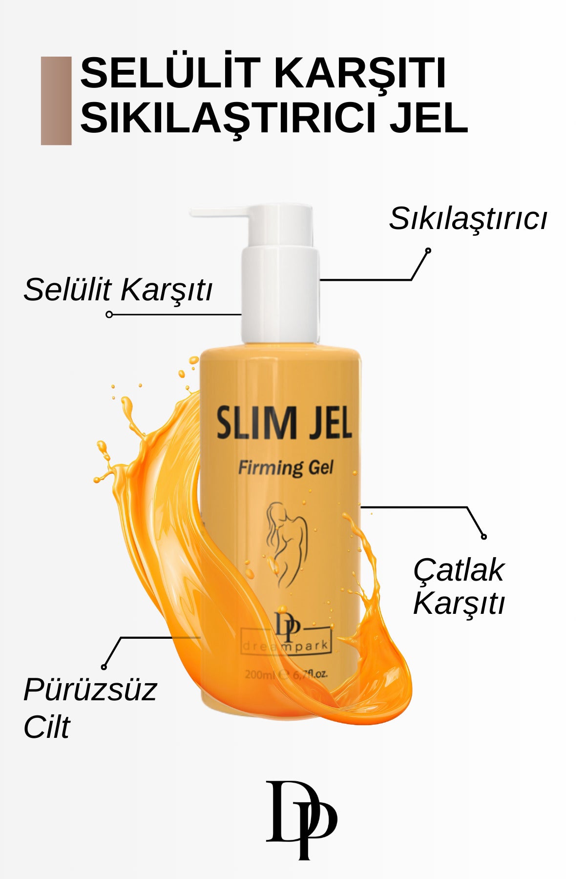 Sıkılaştırıcı Selülit Jeli ikili paket