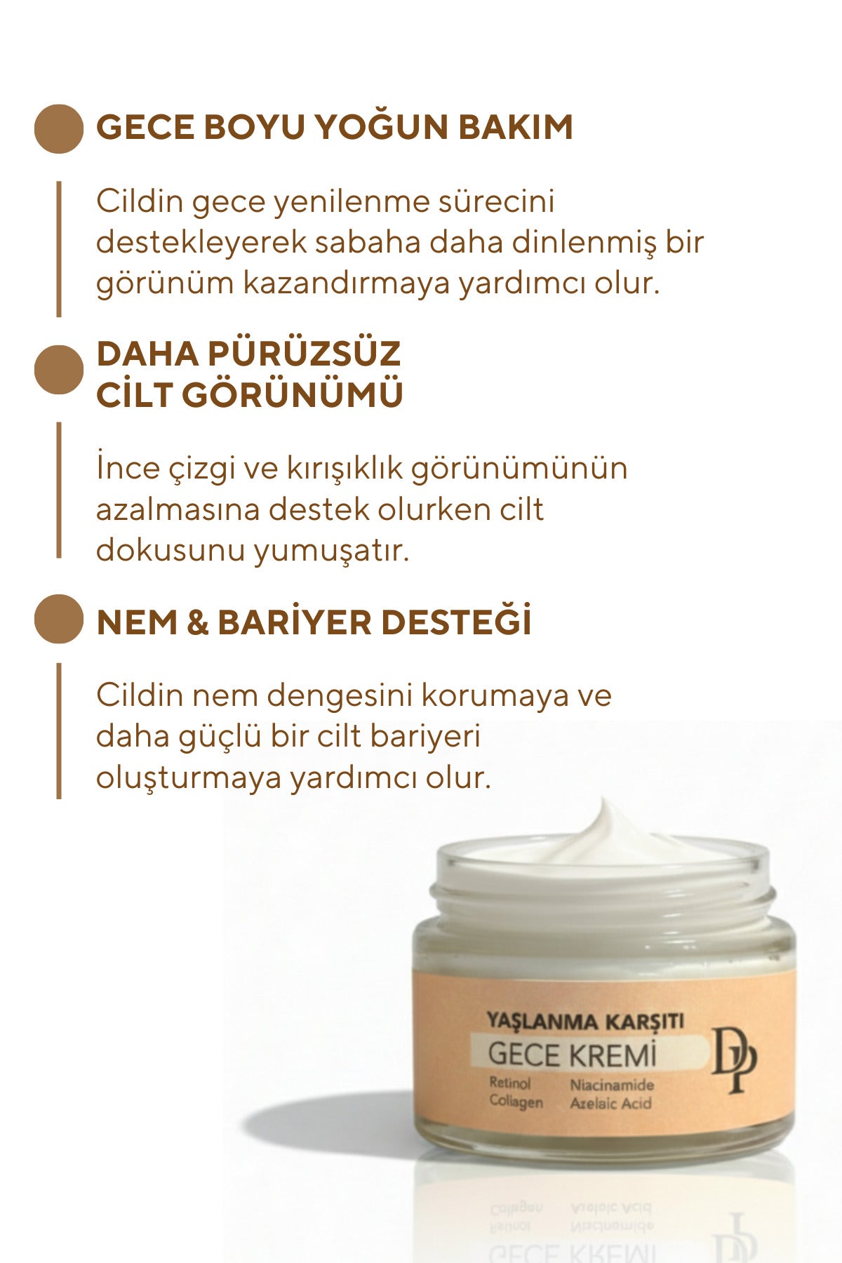 Retinol Kolajen Gece Bakım Kremi 50 ml