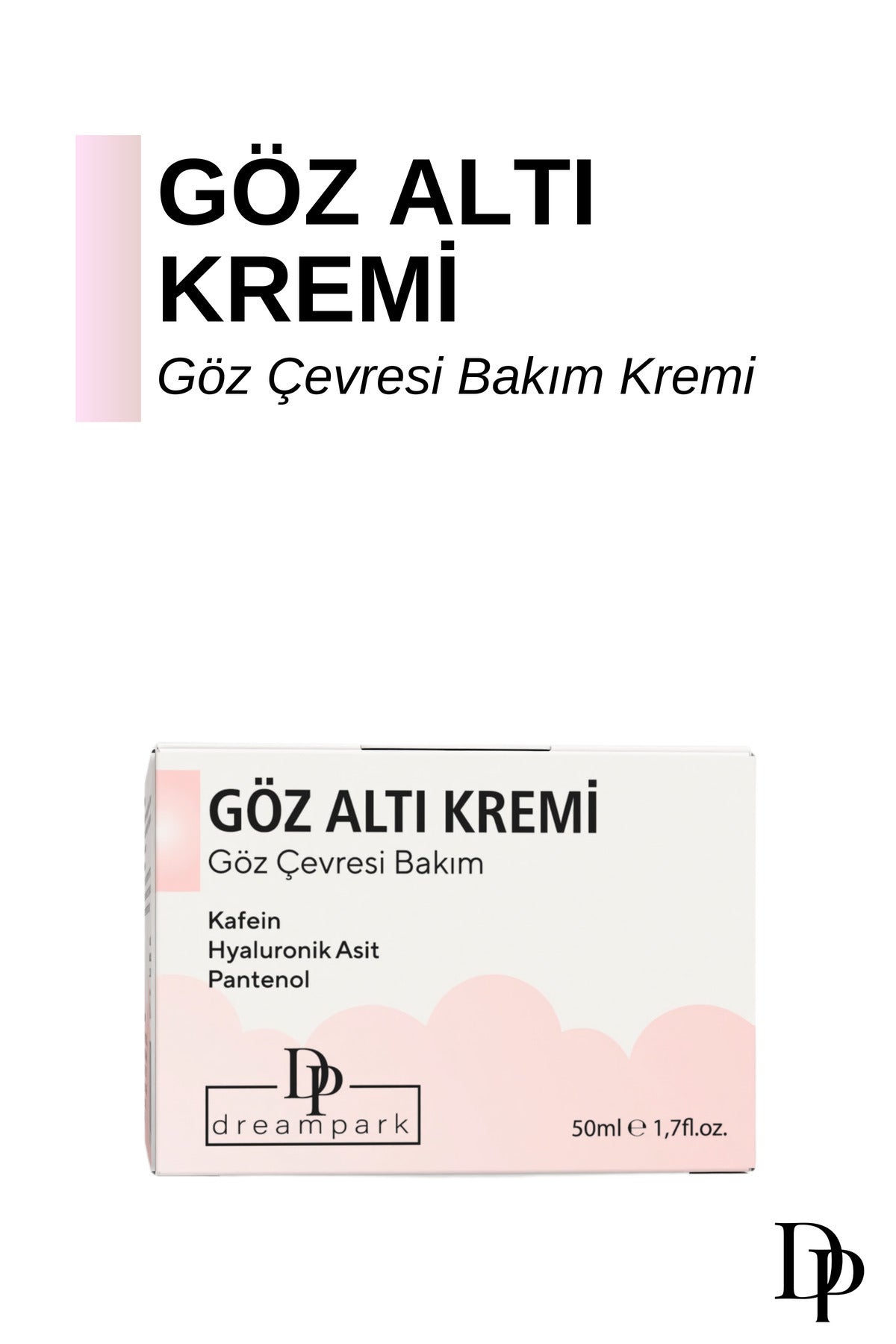 Kafein Destekli Göz Altı Bakım Kremi 50 ml