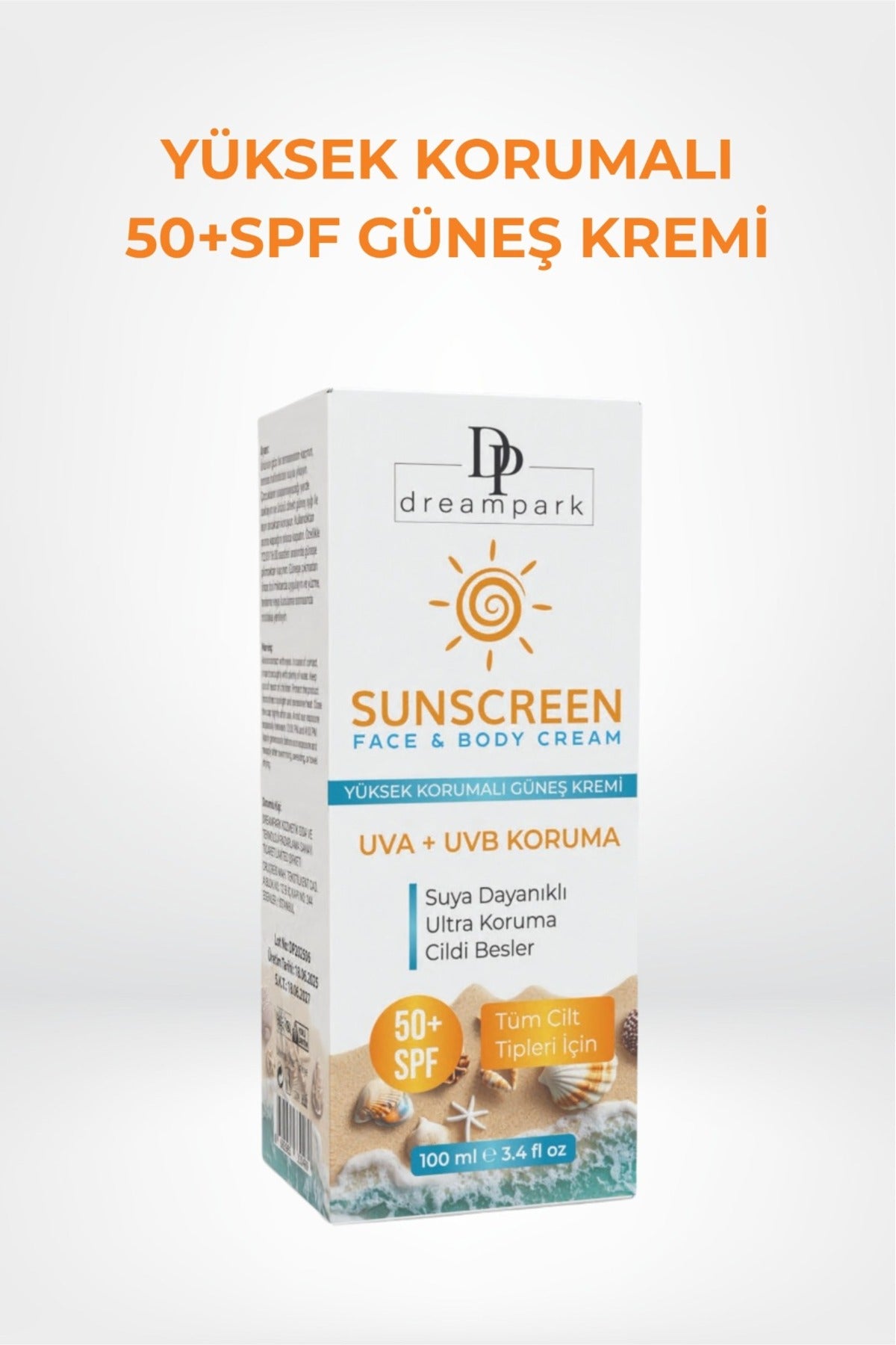 Güneş Kremi 50+SPF Yüksek Korumalı 100 ml
