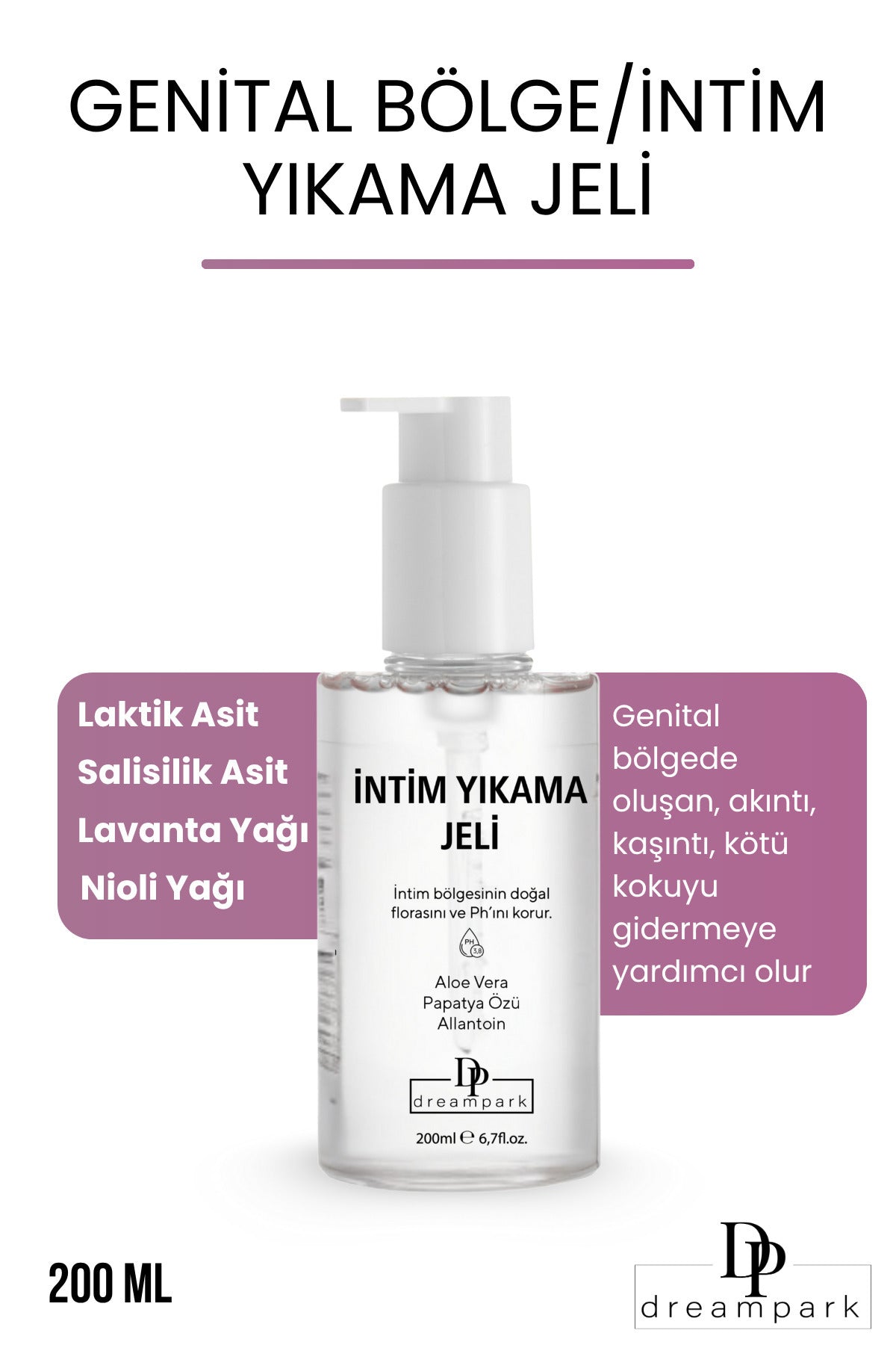 pH Dengeli İntim Yıkama Jeli 200 ml