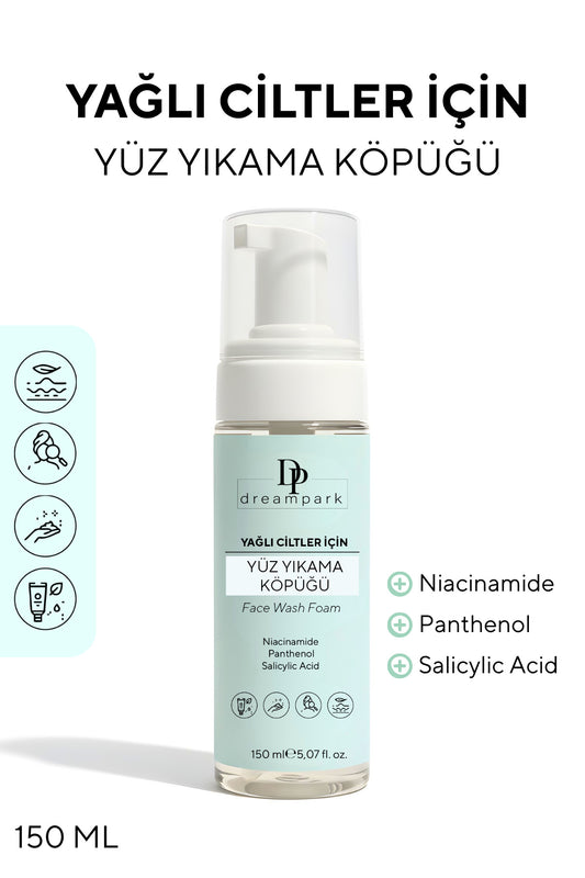 Yağlı Ciltler İçin Yüz Yıkama Köpüğü 150 ml