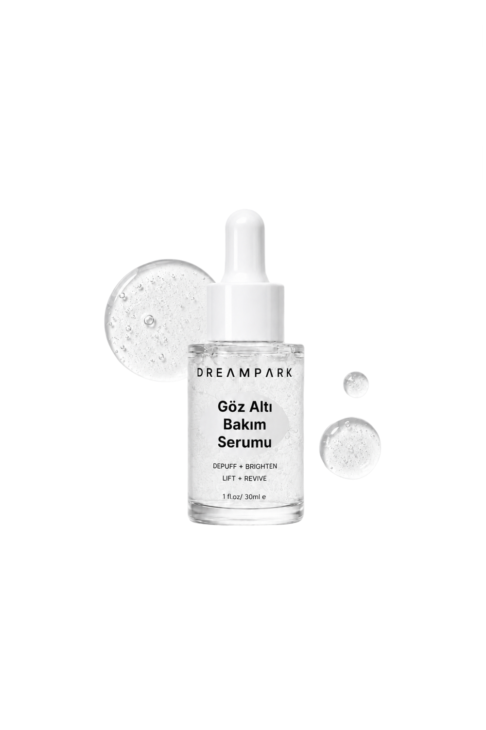 Göz Altı Bakım Serumu – Kafein & Peptit, Morluk ve Şişkinlik Karşıtı 30 ml