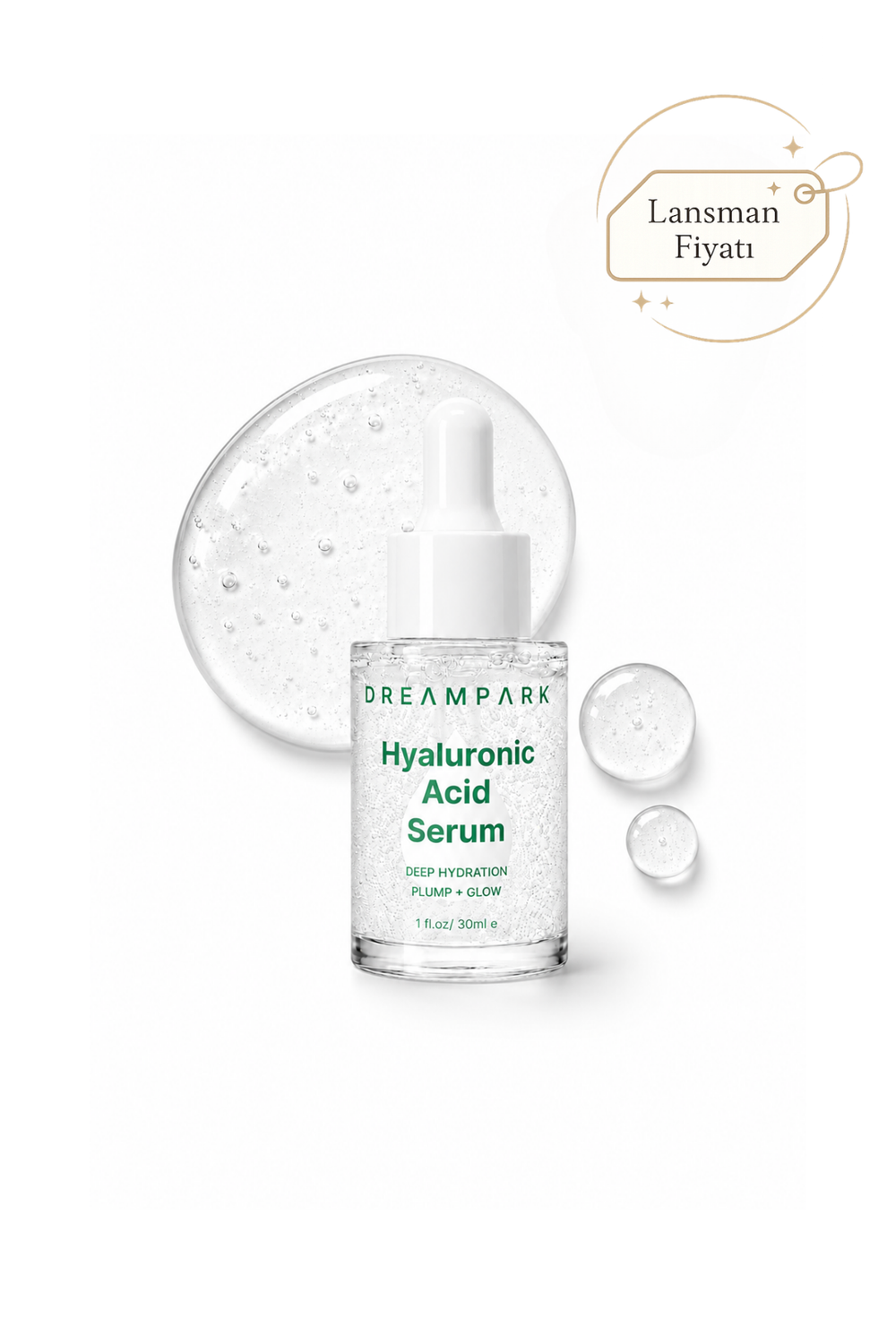 Hyaluronic Acid Serum – Yoğun Nemlendirici ve Cilt Bariyeri Destekleyici 30 ml