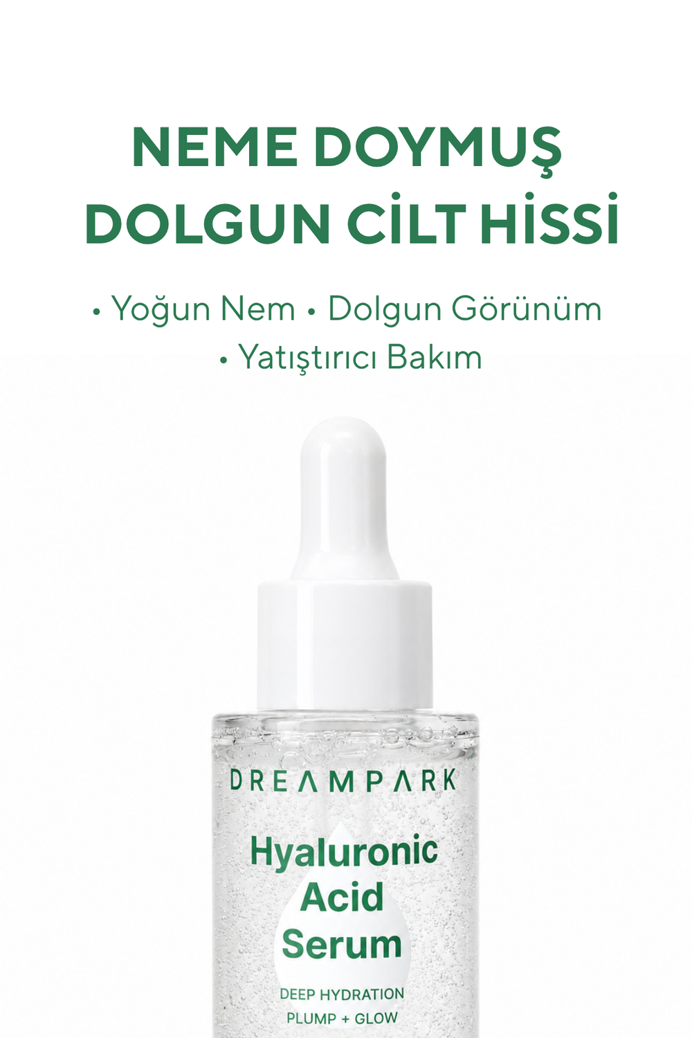 Hyaluronic Acid Serum – Yoğun Nemlendirici ve Cilt Bariyeri Destekleyici 30 ml