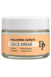 Yaşlanma, Kırışıklık Karşıtı, Retinol, Kolajen, Destekli Gece Bakım Kremi 50 ml
